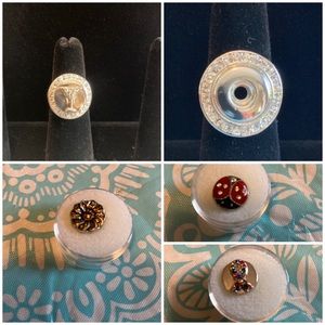 Style Dots Bling Ring Size 6